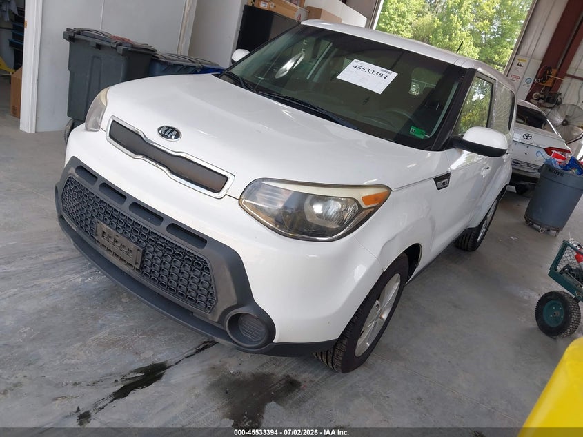 2015 Kia Soul VIN KNDJN2A26F7795539 IAAI salvage auction — THEFT, Clear (Virginia), sold $675 on 2026-07-17 (photo 2)