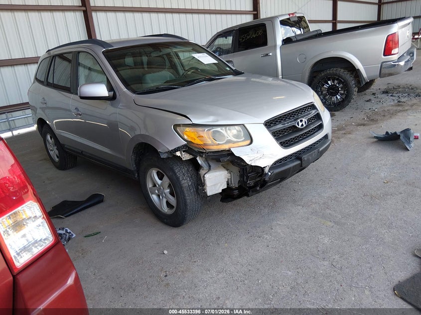 2008 Hyundai Santa fe VIN 5NMSG73D08H135874 IAAI salvage auction — RIGHT FRONT, Salvage (Missouri), sold $600 on 2026-07-29 (photo 1)