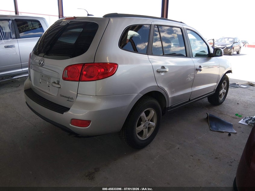 2008 Hyundai Santa fe VIN 5NMSG73D08H135874 IAAI salvage auction — RIGHT FRONT, Salvage (Missouri), sold $600 on 2026-07-29 (photo 4)
