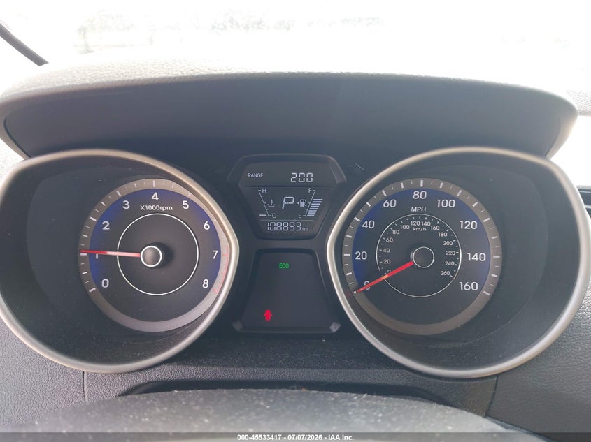 2015 Hyundai Elantra VIN KMHDH4AH1FU282636 IAAI salvage auction — FRONT & REAR, Salvage (Ohio), sold $1,350 on 2026-07-30 (photo 7)