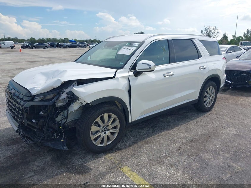 2025 Hyundai Palisade VIN KM8R24GE7SU857062 IAAI salvage auction — LEFT FRONT, Enterprise Vehicles Clear Only (Florida), sold $15,675 on 2026-07-09 (photo 2)