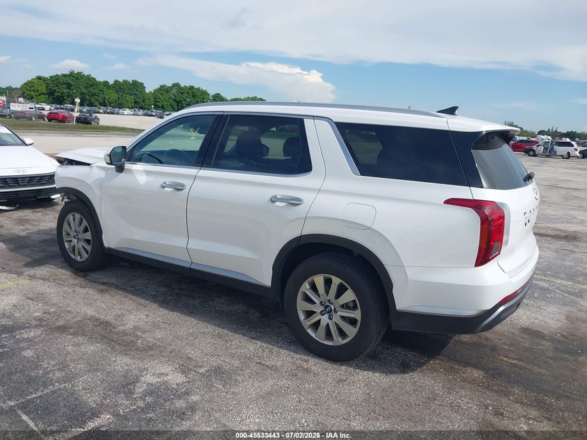 2025 Hyundai Palisade VIN KM8R24GE7SU857062 IAAI salvage auction — LEFT FRONT, Enterprise Vehicles Clear Only (Florida), sold $15,675 on 2026-07-09 (photo 3)