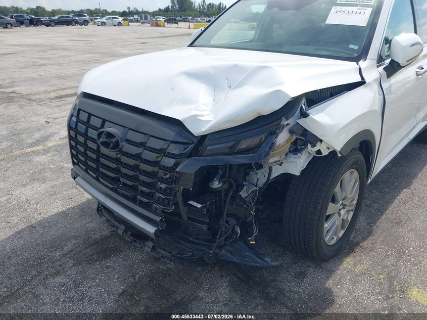2025 Hyundai Palisade VIN KM8R24GE7SU857062 IAAI salvage auction — LEFT FRONT, Enterprise Vehicles Clear Only (Florida), sold $15,675 on 2026-07-09 (photo 6)