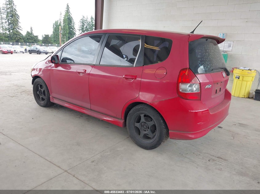 2008 Honda Fit VIN JHMGD38648S015645 IAAI salvage auction — FRONT END, Bill Of Sale (Washington), sold $275 on 2026-07-22 (photo 3)