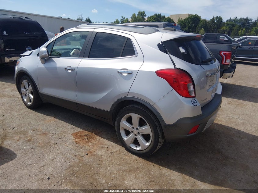 2016 Buick Encore VIN KL4CJASB1GB540948 IAAI salvage auction — NORMAL WEAR, Clear - Public Restricted (Oklahoma), sold $325 on 2026-07-22 (photo 3)