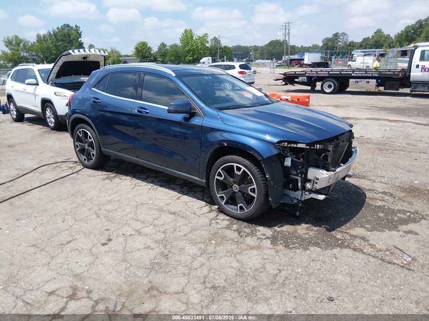 2019 Mercedes-benz Gla-klasse VIN WDCTG4EB0KJ627475 IAAI salvage auction — FRONT END, Salvage Title, sold $3,300 on 2026-07-24 (photo 1)