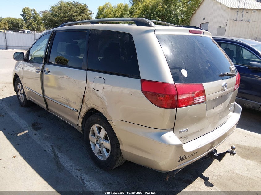 2004 Toyota Sienna VIN 5TDZA23C04S220800 IAAI salvage auction — NORMAL WEAR, App For Dup Clear (California), sold $650 on 2026-07-28 (photo 3)