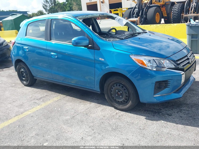 2024 Mitsubishi Mirage VIN ML32AUHJ8RH027314 IAAI salvage auction — FRONT END, Enterprise Vehicles Clear Only (New Jersey), sold $4,350 on 2026-07-09 (photo 1)