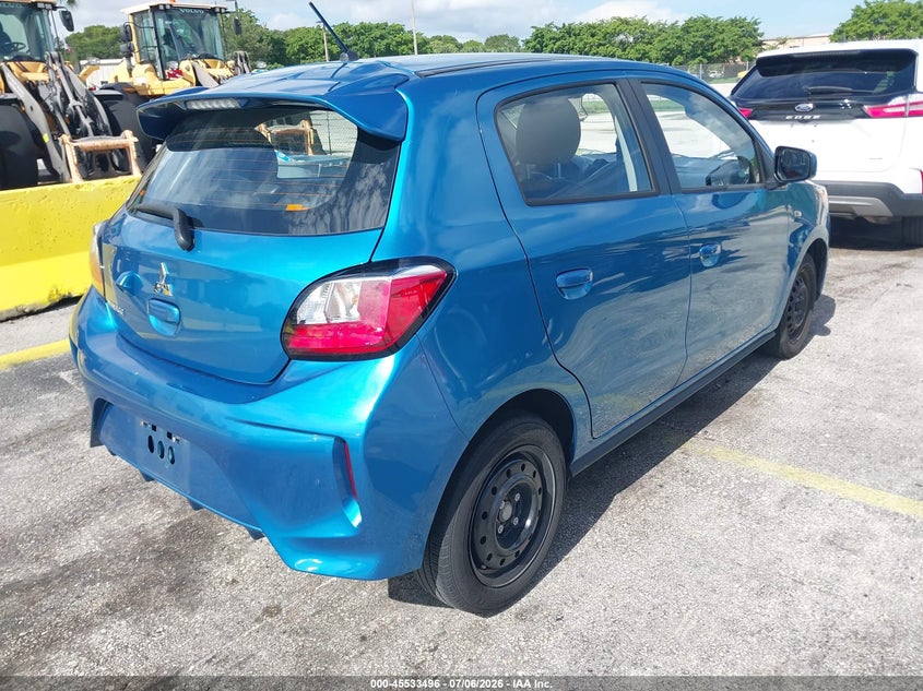 2024 Mitsubishi Mirage VIN ML32AUHJ8RH027314 IAAI salvage auction — FRONT END, Enterprise Vehicles Clear Only (New Jersey), sold $4,350 on 2026-07-09 (photo 4)