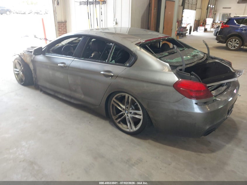 2014 BMW 6er VIN WBA6B4C59ED760329 IAAI salvage auction — ENGINE BURN, Salvage Title, sold $375 on 2026-08-06 (photo 3)