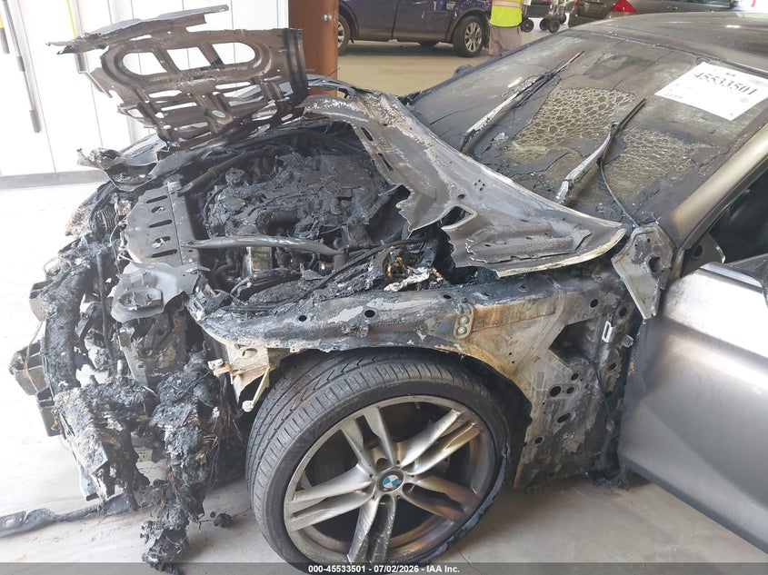 2014 BMW 6er VIN WBA6B4C59ED760329 IAAI salvage auction — ENGINE BURN, Salvage Title, sold $375 on 2026-08-06 (photo 6)