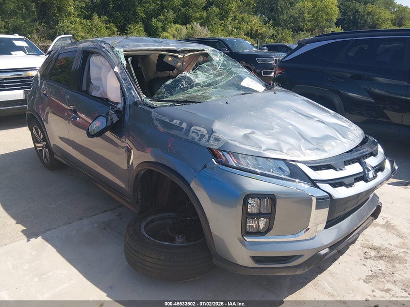 2024 Mitsubishi Outlander VIN JA4ARUAU2RU015845 IAAI salvage auction — ROLLOVER, Certificate Of Destruction (Florida), sold $675 on 2026-07-29 (photo 1)