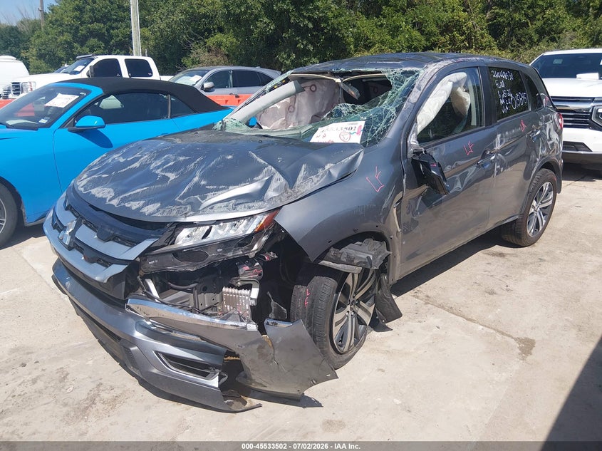 2024 Mitsubishi Outlander VIN JA4ARUAU2RU015845 IAAI salvage auction — ROLLOVER, Certificate Of Destruction (Florida), sold $675 on 2026-07-29 (photo 2)