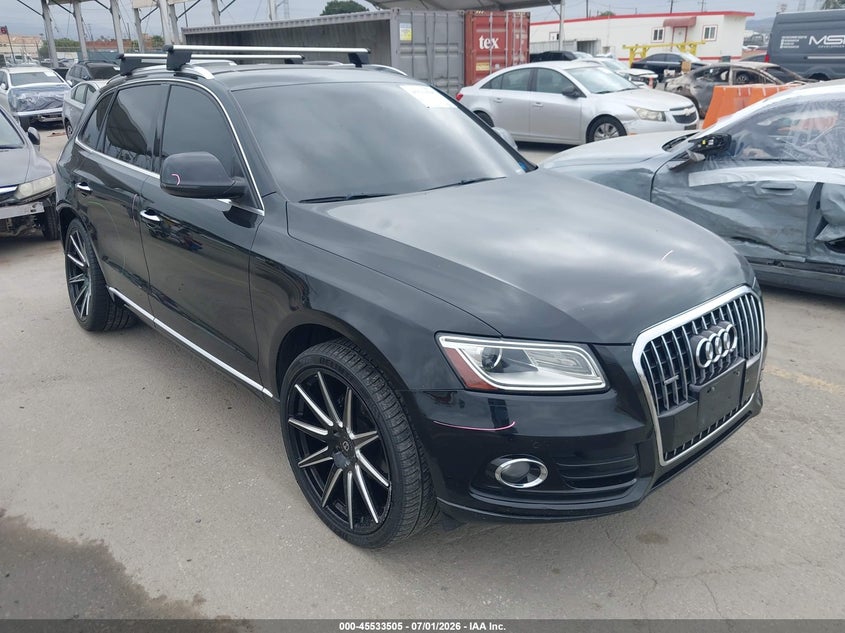 2015 Audi Q5 VIN WA1LFAFP3FA043198 IAAI salvage auction — RIGHT REAR, Salvage Title, sold $2,550 on 2026-07-30 (photo 1)