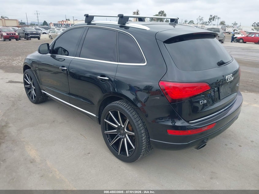 2015 Audi Q5 VIN WA1LFAFP3FA043198 IAAI salvage auction — RIGHT REAR, Salvage Title, sold $2,550 on 2026-07-30 (photo 3)