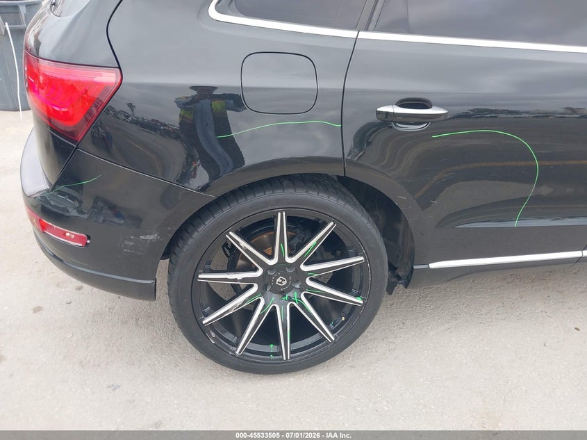 2015 Audi Q5 VIN WA1LFAFP3FA043198 IAAI salvage auction — RIGHT REAR, Salvage Title, sold $2,550 on 2026-07-30 (photo 6)