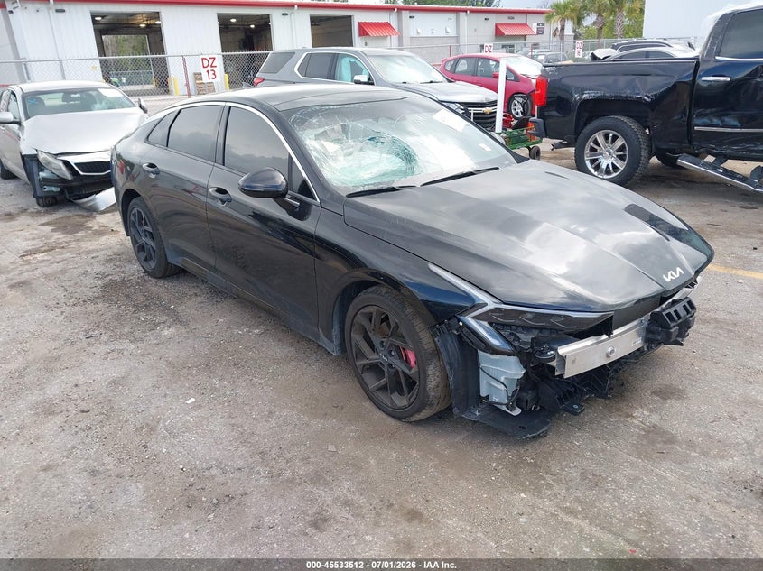 2026 Kia K5 VIN KNAG64J79T5408341 IAAI salvage auction — FRONT END, Salvage Title, sold $7,350 on 2026-09-02 (photo 1)