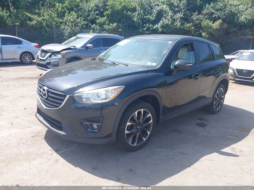 2016 Mazda Cx-5 VIN JM3KE4DY4G0738869 IAAI salvage auction — NORMAL WEAR, Clear (Pennsylvania), sold $3,900 on 2026-07-17 (photo 2)