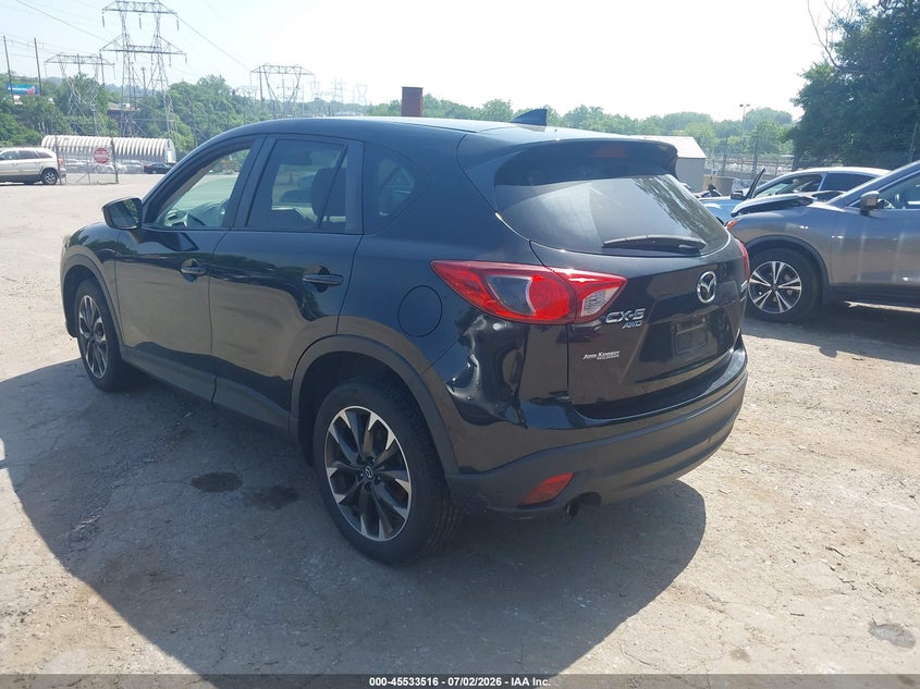 2016 Mazda Cx-5 VIN JM3KE4DY4G0738869 IAAI salvage auction — NORMAL WEAR, Clear (Pennsylvania), sold $3,900 on 2026-07-17 (photo 3)