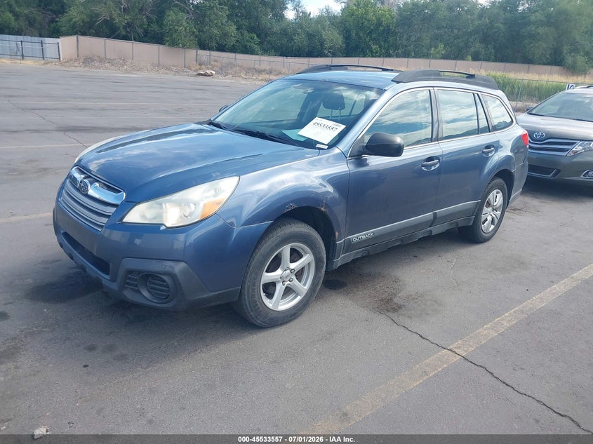 2013 Subaru Outback VIN 4S4BRCAC3D3233282 IAAI salvage auction — NORMAL WEAR, Clear (Utah), sold $350 on 2026-07-09 (photo 2)