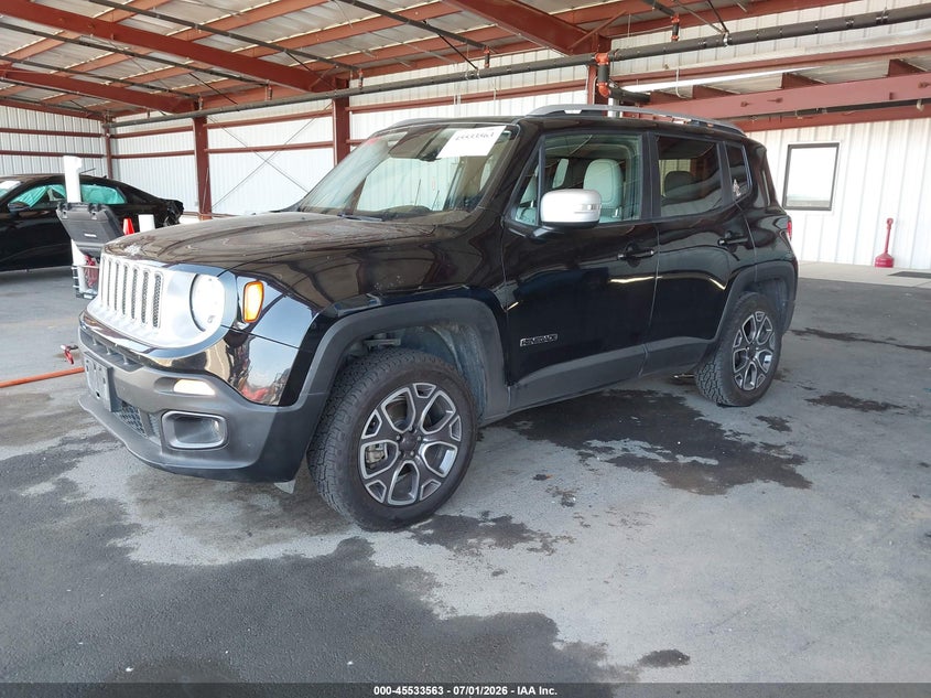 2015 Jeep Renegade VIN ZACCJBDTXFPC06147 IAAI salvage auction — NORMAL WEAR, Clear - Dealer Only (California), sold $1,550 on 2026-07-14 (photo 2)