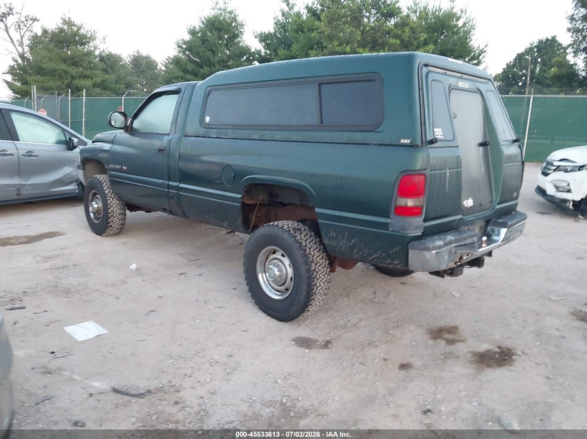 2002 Dodge Ram VIN 3B7KF26ZX2M270412 IAAI salvage auction — RIGHT REAR, Salvage (Kentucky), sold $1,150 on 2026-07-24 (photo 3)
