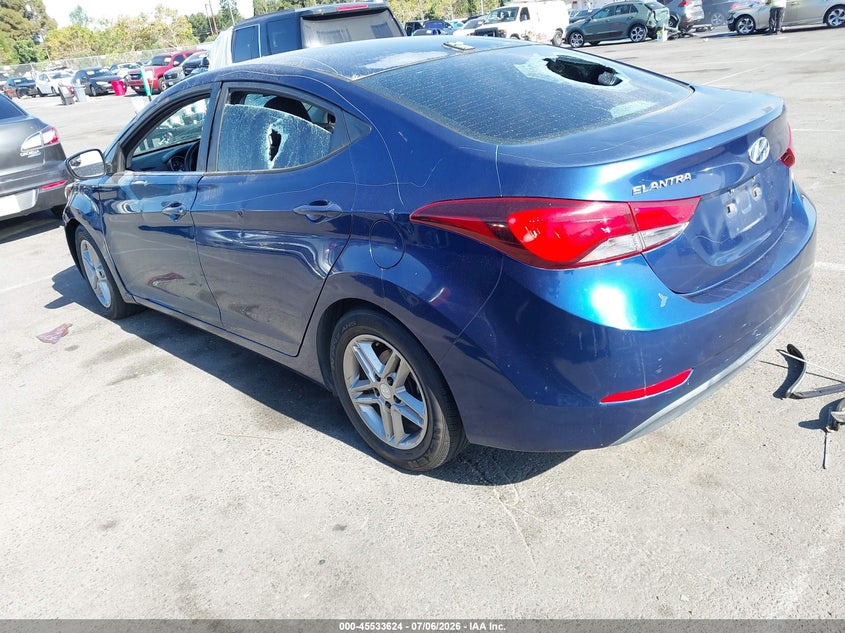 2016 Hyundai Elantra VIN 5NPDH4AE7GH710425 IAAI salvage auction — ALL OVER, Salvage (California), sold $425 on 2026-07-17 (photo 3)