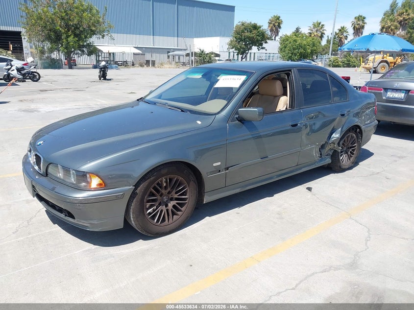 2003 BMW 5er VIN WBADT63473CK38163 IAAI salvage auction — LEFT SIDE, Salvage (California), sold $625 on 2026-08-03 (photo 2)