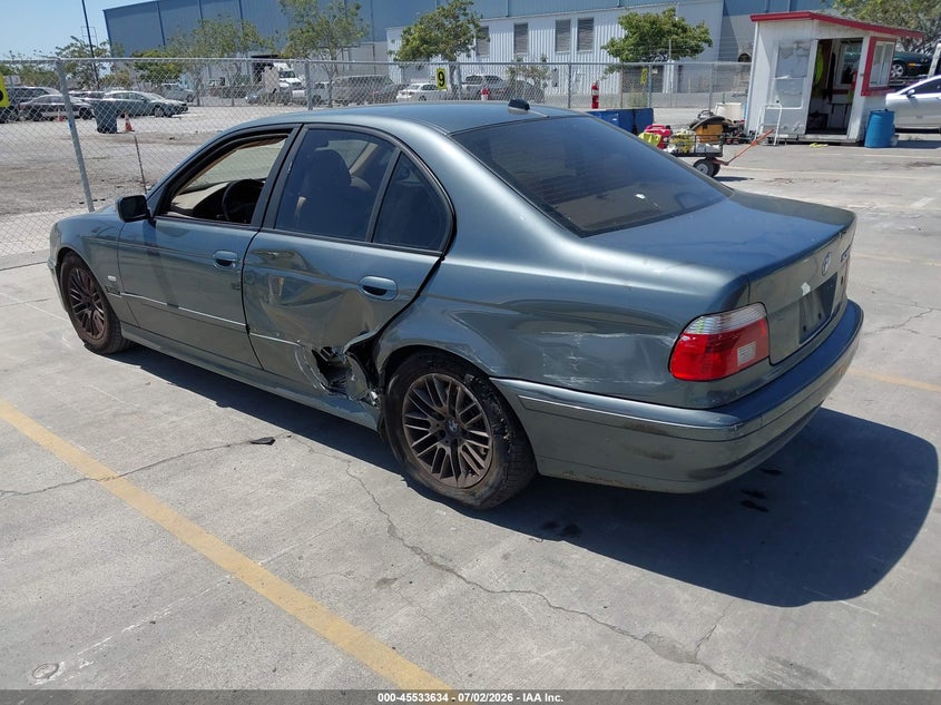 2003 BMW 5er VIN WBADT63473CK38163 IAAI salvage auction — LEFT SIDE, Salvage (California), sold $625 on 2026-08-03 (photo 3)