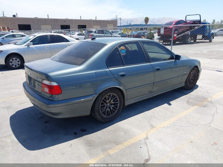 2003 BMW 5er VIN WBADT63473CK38163 IAAI salvage auction — LEFT SIDE, Salvage (California), sold $625 on 2026-08-03 (photo 4)