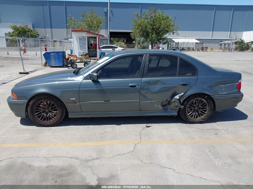 2003 BMW 5er VIN WBADT63473CK38163 IAAI salvage auction — LEFT SIDE, Salvage (California), sold $625 on 2026-08-03 (photo 6)