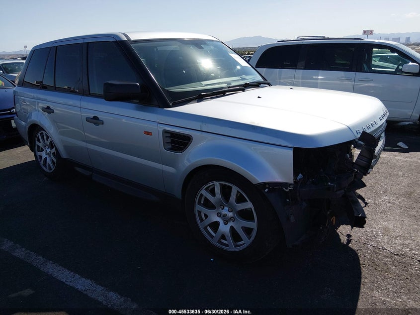 2008 Land rover Range rover sport VIN SALSK25458A150873 IAAI salvage auction — NORMAL WEAR, Clear (Nevada), sold $100 on 2026-07-24 (photo 1)