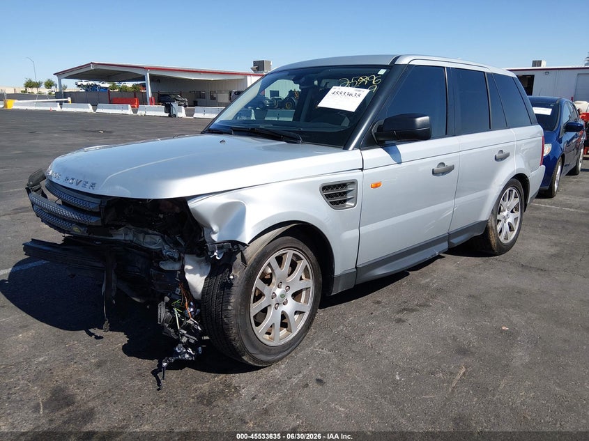 2008 Land rover Range rover sport VIN SALSK25458A150873 IAAI salvage auction — NORMAL WEAR, Clear (Nevada), sold $100 on 2026-07-24 (photo 2)