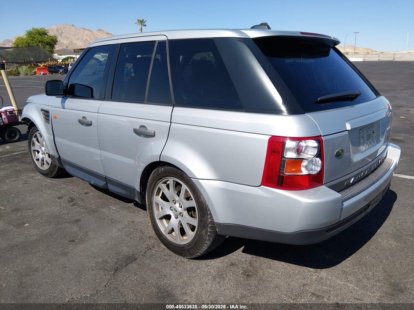 2008 Land rover Range rover sport VIN SALSK25458A150873 IAAI salvage auction — NORMAL WEAR, Clear (Nevada), sold $100 on 2026-07-24 (photo 3)