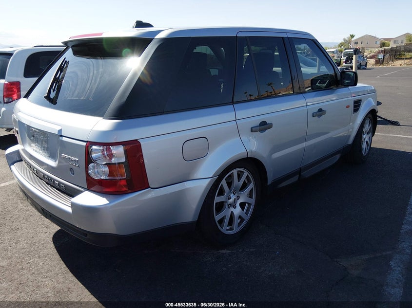 2008 Land rover Range rover sport VIN SALSK25458A150873 IAAI salvage auction — NORMAL WEAR, Clear (Nevada), sold $100 on 2026-07-24 (photo 4)