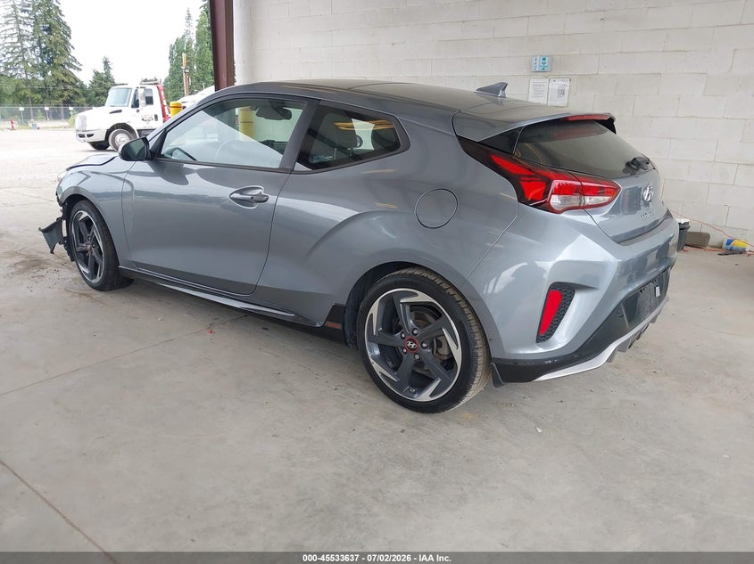 2020 Hyundai Veloster VIN KMHTH6AB6LU021212 IAAI salvage auction — FRONT END, Bill Of Sale (Washington), sold $2,350 on 2026-07-29 (photo 3)