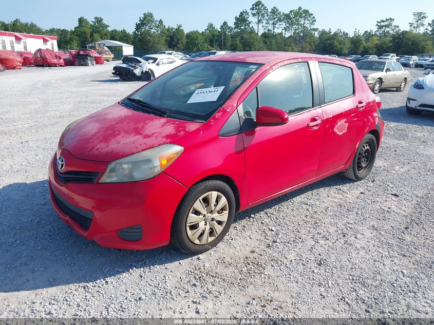 2012 Toyota Yaris VIN JTDKTUD39CD529486 IAAI salvage auction — NORMAL WEAR, Clear (Florida), sold $900 on 2026-07-16 (photo 2)