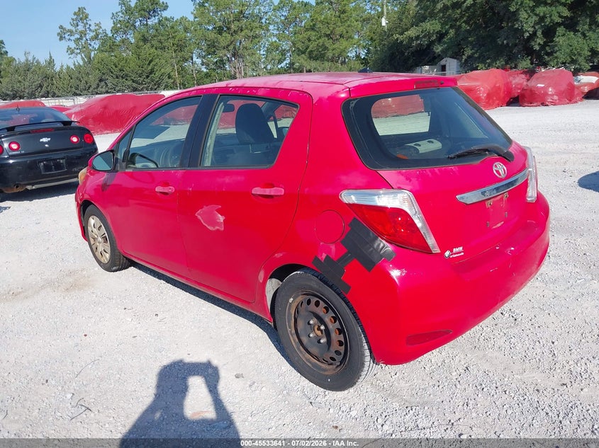 2012 Toyota Yaris VIN JTDKTUD39CD529486 IAAI salvage auction — NORMAL WEAR, Clear (Florida), sold $900 on 2026-07-16 (photo 3)