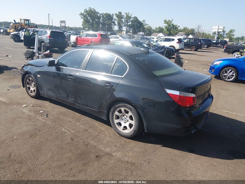2004 BMW 5 series VIN WBANA535X4B850006 IAAI salvage auction — FRONT END, Salvage (New Jersey), sold $425 on 2026-08-03 (photo 3)