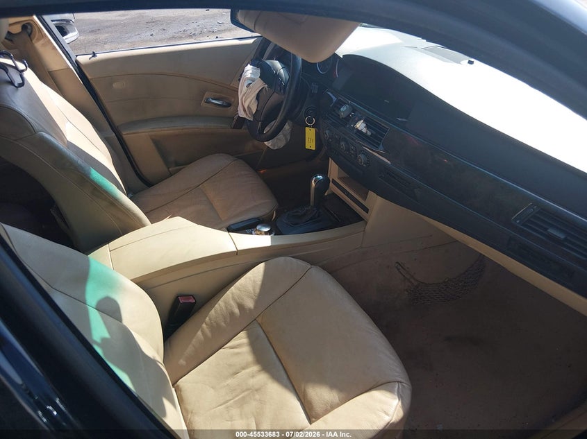 2004 BMW 5 series VIN WBANA535X4B850006 IAAI salvage auction — FRONT END, Salvage (New Jersey), sold $425 on 2026-08-03 (photo 5)