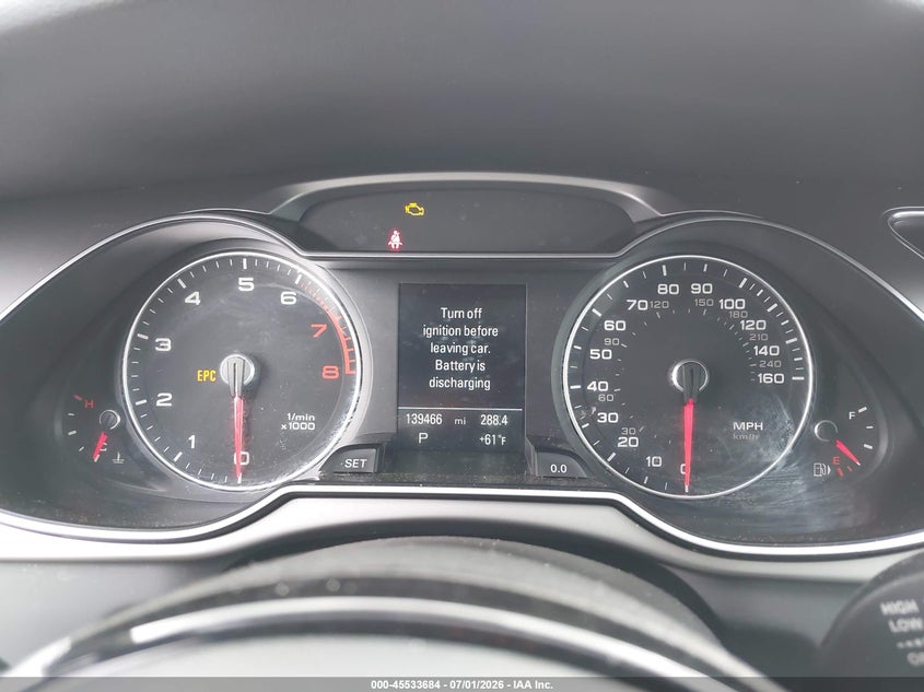 2015 Audi A4 VIN WAUFFAFL1FN001814 IAAI salvage auction — LEFT FRONT, Clear (Washington), sold $1,600 on 2026-07-22 (photo 7)