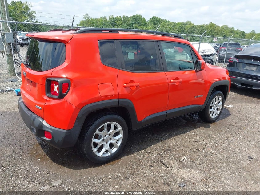 2015 Jeep Renegade VIN ZACCJBBT1FPB32409 IAAI salvage auction — LEFT FRONT, Clear (Virginia), sold $3,150 on 2026-07-30 (photo 4)