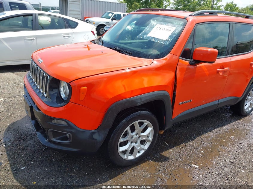 2015 Jeep Renegade VIN ZACCJBBT1FPB32409 IAAI salvage auction — LEFT FRONT, Clear (Virginia), sold $3,150 on 2026-07-30 (photo 6)