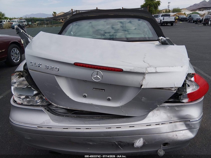 2004 Mercedes-benz Clk-class VIN WDBTK65GX4T005449 IAAI salvage auction — REAR END, Salvage (Nevada), sold $25 on 2026-07-31 (photo 6)
