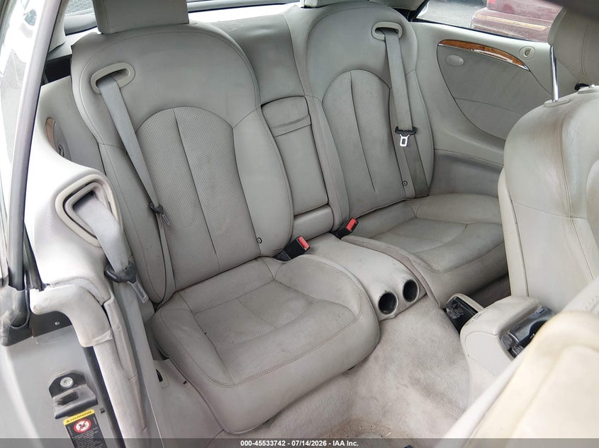 2004 Mercedes-benz Clk-class VIN WDBTK65GX4T005449 IAAI salvage auction — REAR END, Salvage (Nevada), sold $25 on 2026-07-31 (photo 8)