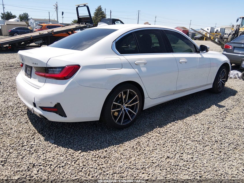 2019 BMW 3er VIN WBA5R7C57KAJ84875 IAAI salvage auction — RIGHT REAR, Salvage (Oregon), sold $9,100 on 2026-09-07 (photo 4)