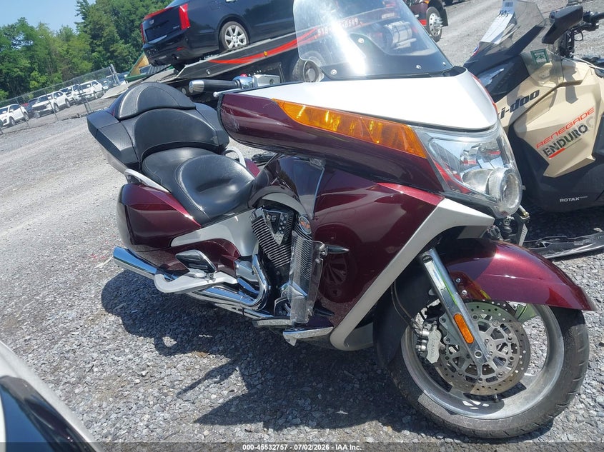 2009 Victory motorcycles Vision VIN 5VPSD36D493001674 IAAI salvage auction — UNDERCARRIAGE, Mv-907A (New York), sold $1,300 on 2026-07-15 (photo 1)