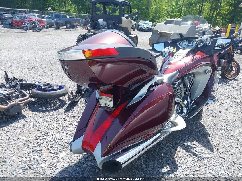 2009 Victory motorcycles Vision VIN 5VPSD36D493001674 IAAI salvage auction — UNDERCARRIAGE, Mv-907A (New York), sold $1,300 on 2026-07-15 (photo 4)