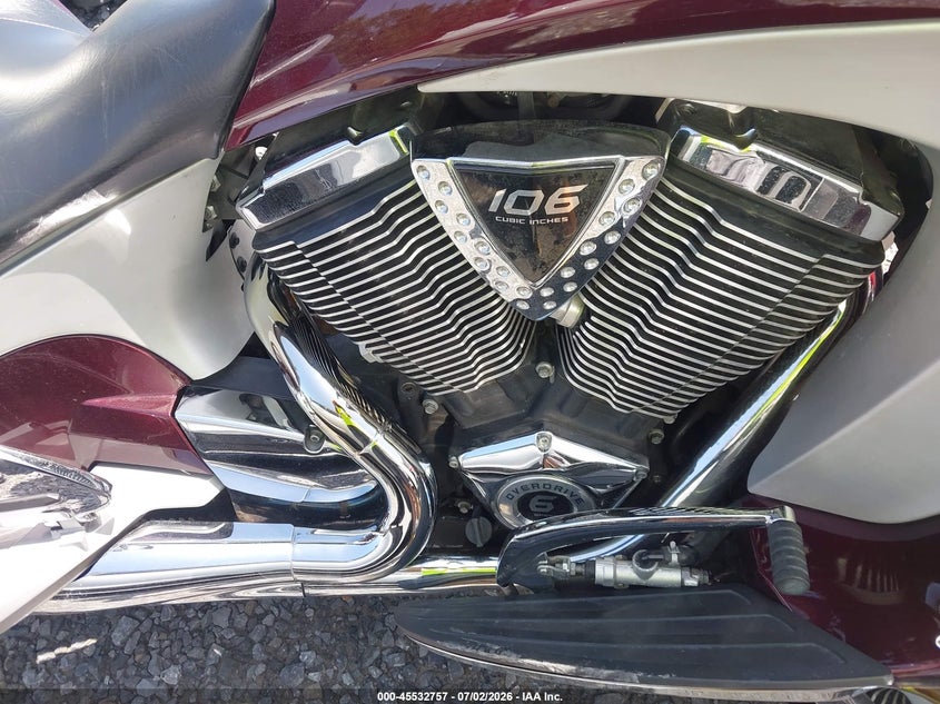 2009 Victory motorcycles Vision VIN 5VPSD36D493001674 IAAI salvage auction — UNDERCARRIAGE, Mv-907A (New York), sold $1,300 on 2026-07-15 (photo 8)