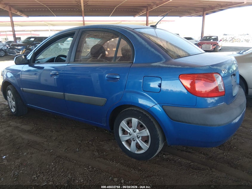 2009 Kia Rio VIN KNADE223896467325 IAAI salvage auction — NORMAL WEAR, Clear-Dealer Only (Arizona), sold $300 on 2026-07-28 (photo 3)